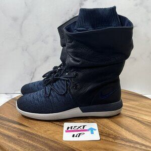 Nike Blue Winter Rain Boots with Modern Silhouette